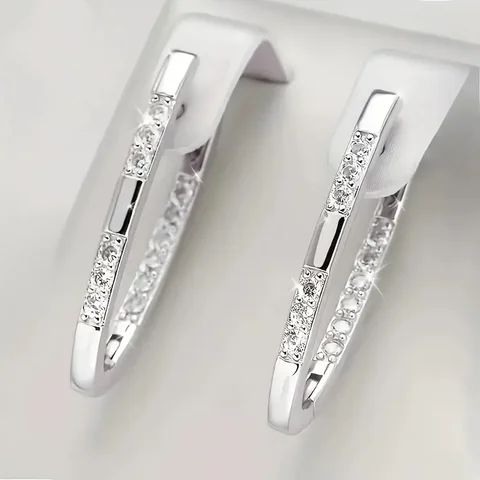 Богемные серьги-подвески из металла