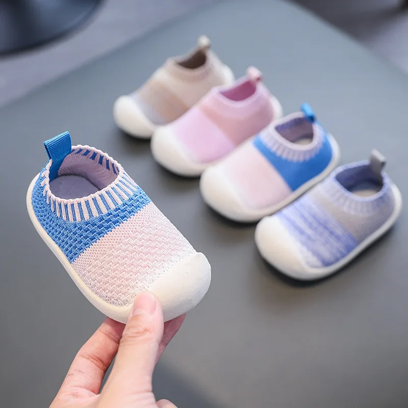 1-6 Year 2022 Spring Summer Infant Toddler Shoes Girls Boys Casual Mesh Soft Bottom Comfortable Anti-slip Baby First Walker