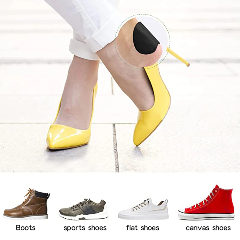 6Pairs Insoles for Shoes Patch Heel Pads for Sports Women Men Pain Relief Antiwear Foot Pads Adjustable Size Heel Protectors