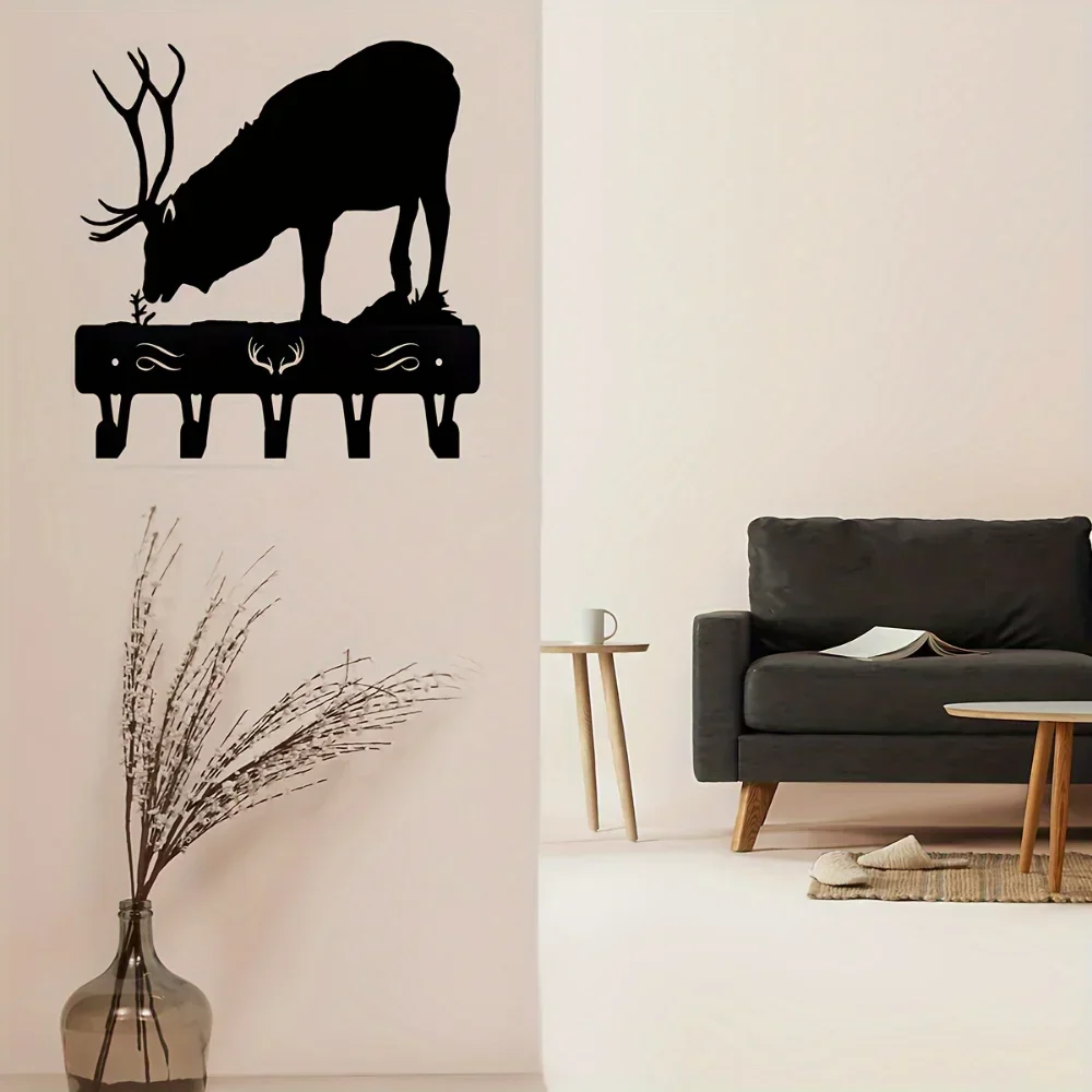 Вешалка для одежды Iron Art Elk Bull: деревенский наслаждение вашего дома