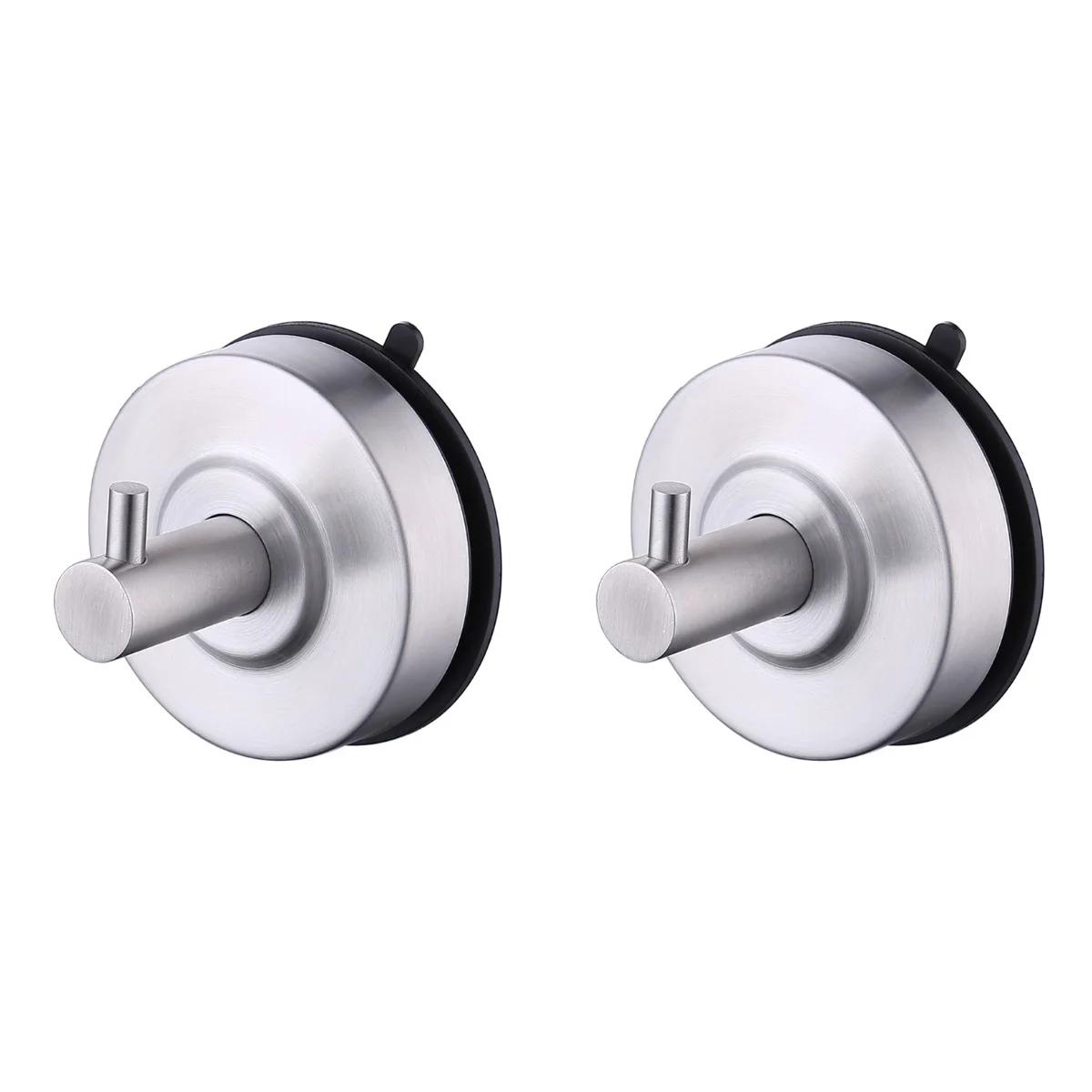 

2x Vacuum Suction Cup Hooks Suction Hooks for Shower Towel Hooks for Bathrooms Stainless Steel Suction Hooks
