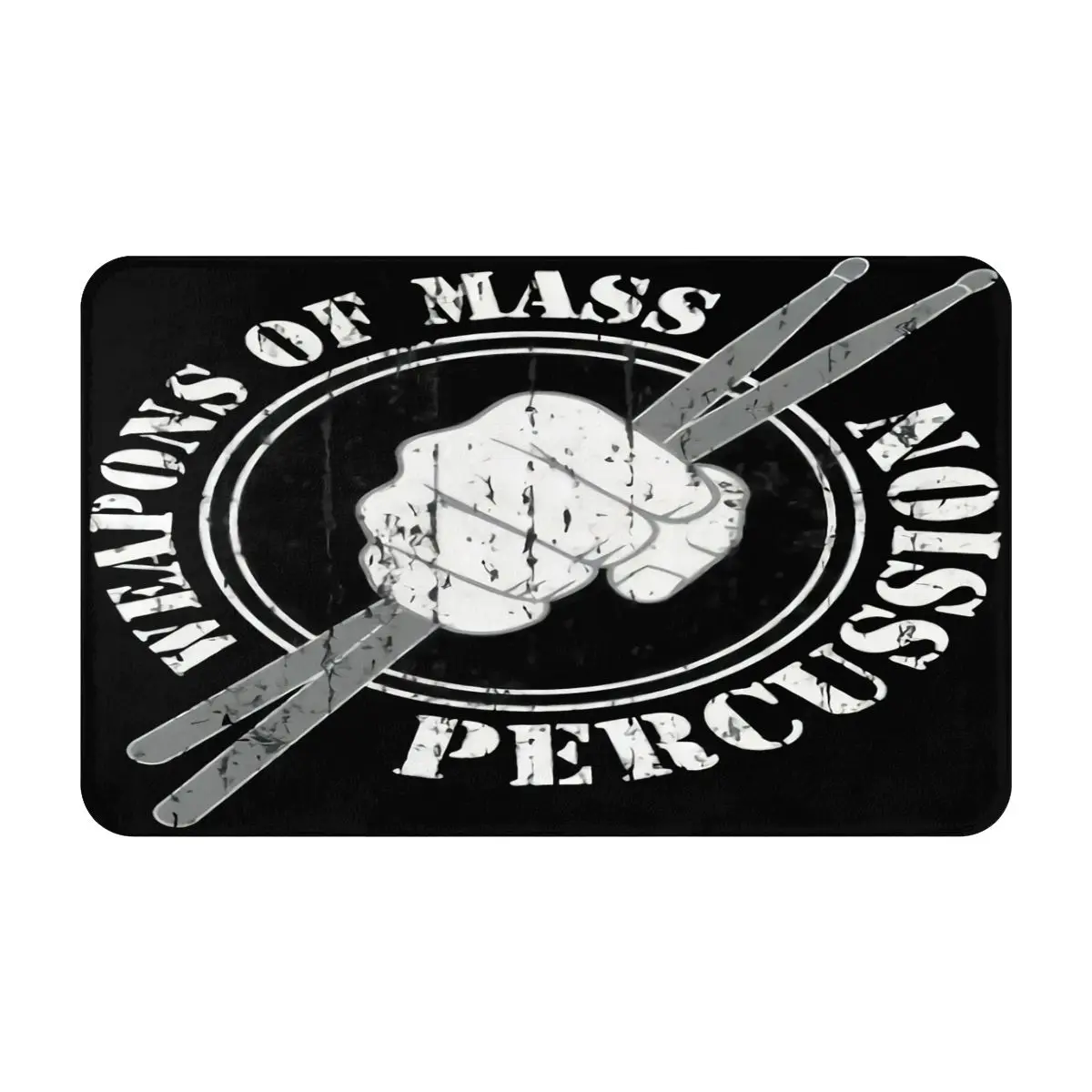 Редкий барабанное оружие настраиваемый Противоскользящий коврик для входной