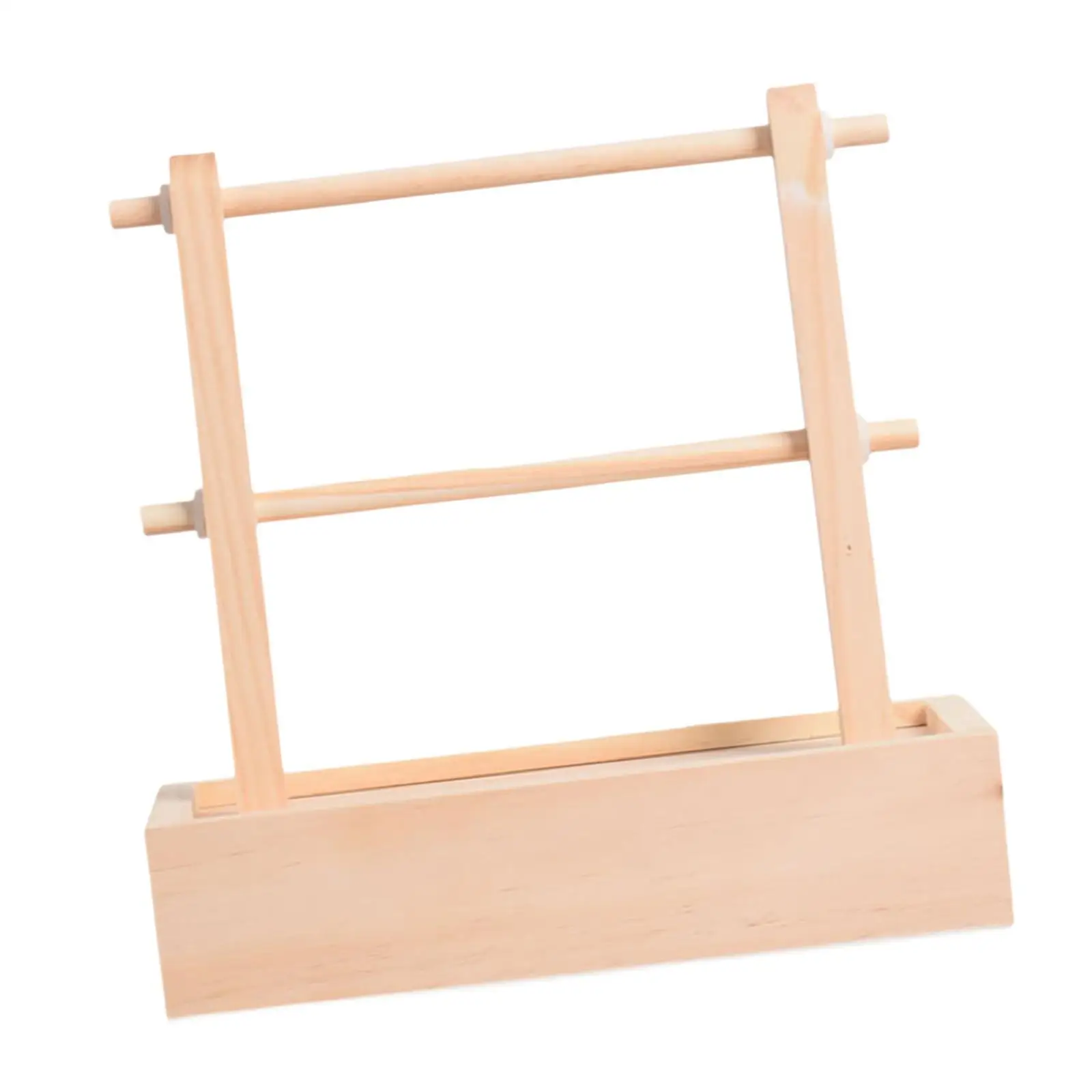 Деревянный держатель для пряжи вязания крючком органайзер ниток квилтинга