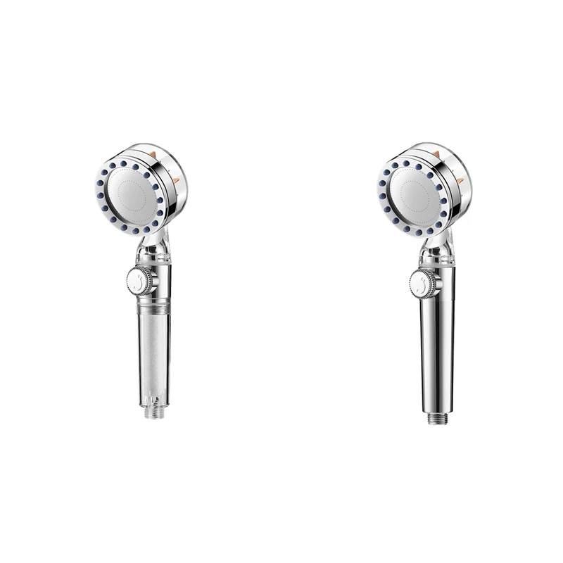 

Handheld Turbocharged Pressure Propeller Shower, Turbo Spa Massage Shower Head, Adjustable Switch