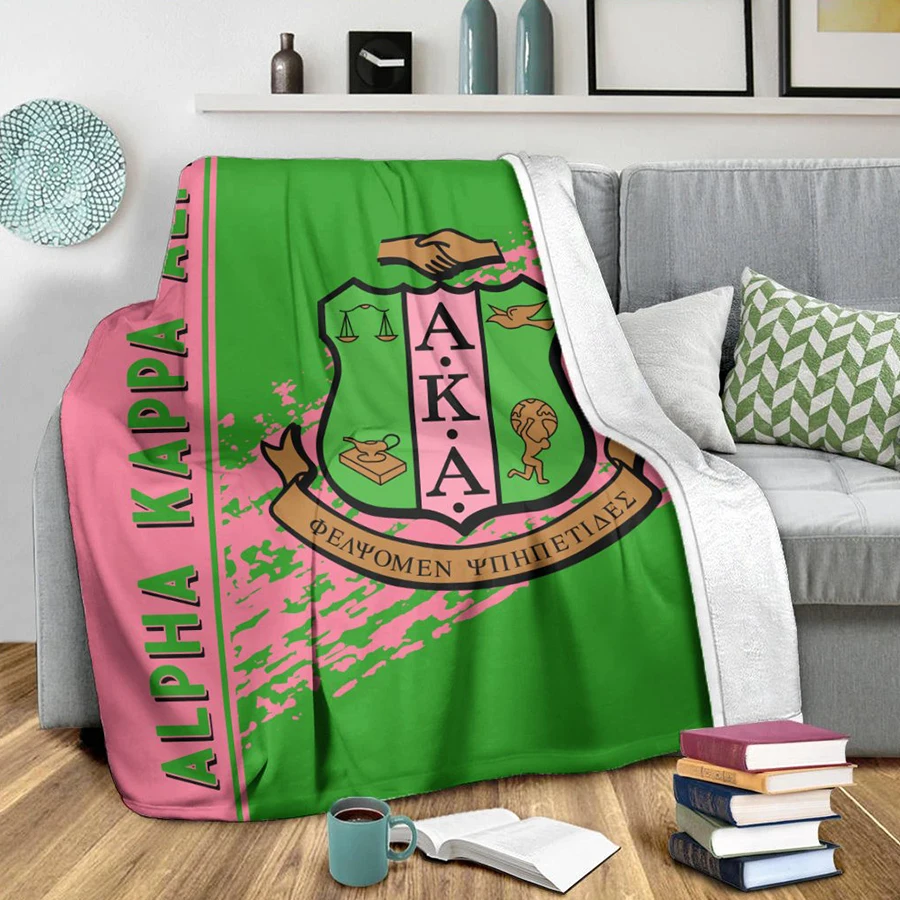

Alpha Kappa Alpha Double-layer blankets, air-conditioning blankets for household use