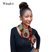retro african print collar ankara handmade detachable collar accessories choker necklaces for women statement necklace wyb60