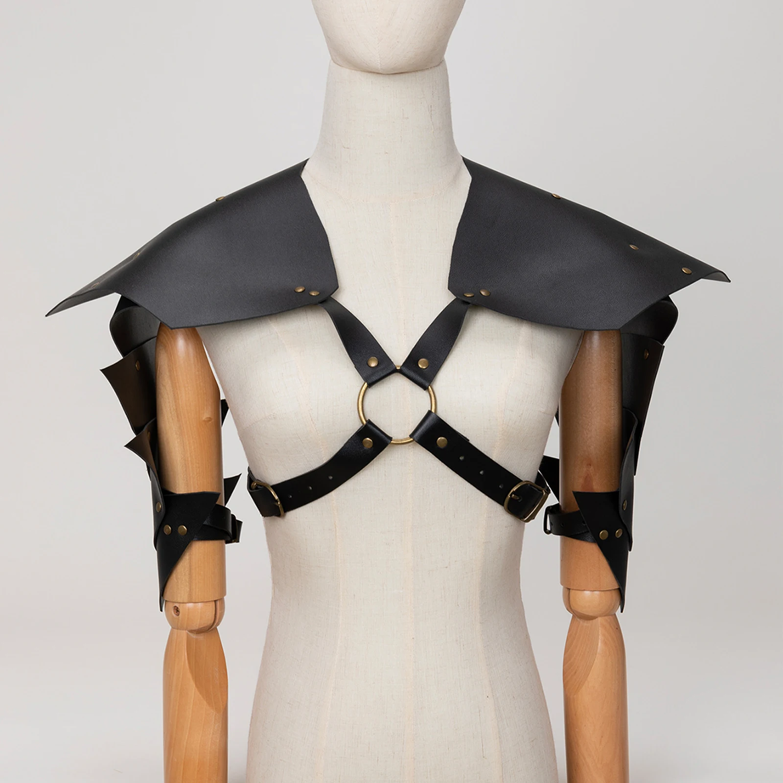 Наплечная Сумка Steampunk кожаная с двумя карманами для пиратского костюма Викинга