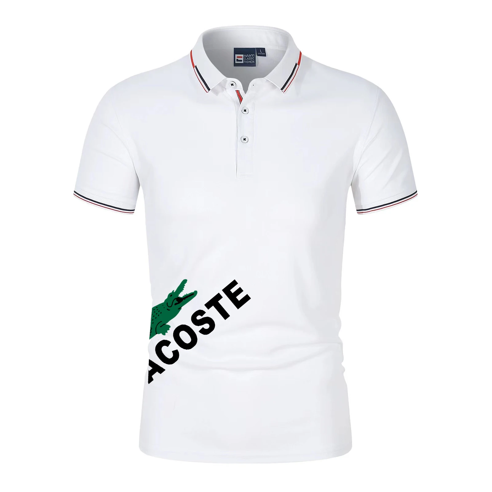 

2023 Brand Fashion Summer Leisure Sports Alphabet Printed Men's and Women's Polo Shirts Men's T-shirts