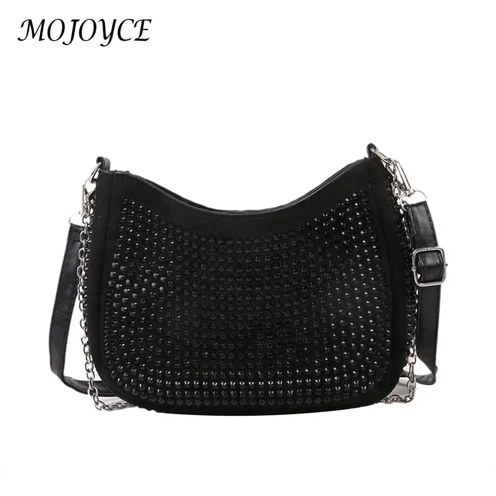

Fashion Rhinestone Diamond Women Handbag Chain Underarm Shoulder Messenger Bags for Ladies Women Outdoor Shopping