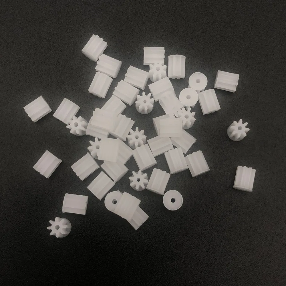 

50 шт./лот 0,4 модуль T = 8 0,4 м 81A 8 зубьев пластиковая зубчатая шпора шестерни диаметр отверстия 1 мм 0,95 мм 1A 8T L/H 4,5 мм диаметр 4 мм шаг