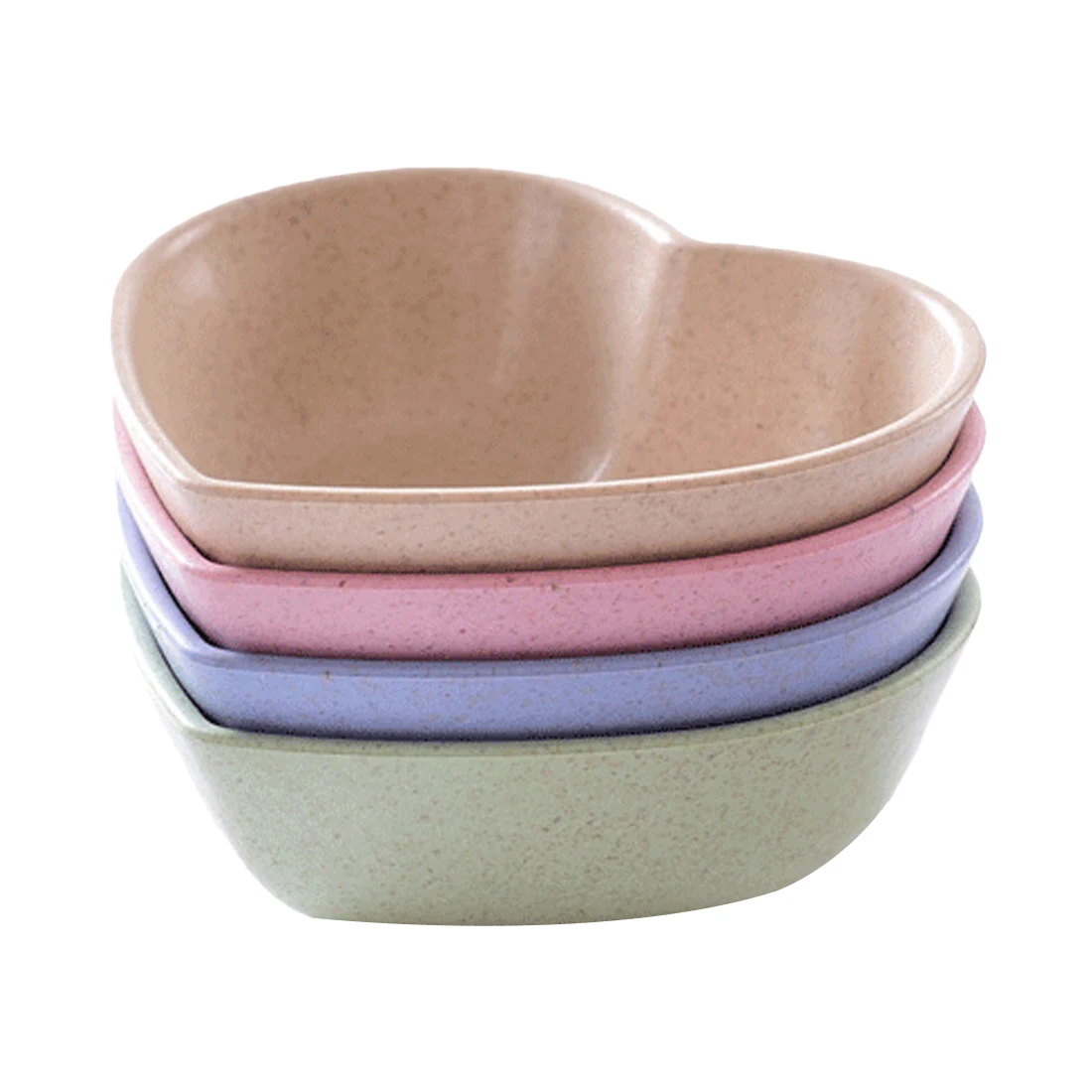 Tableware Bowl Heart Shape Lightweight Seasoning Bowl Food Sauce Kitchen Accessories Dish Appetizer Plates for Kitchen tools