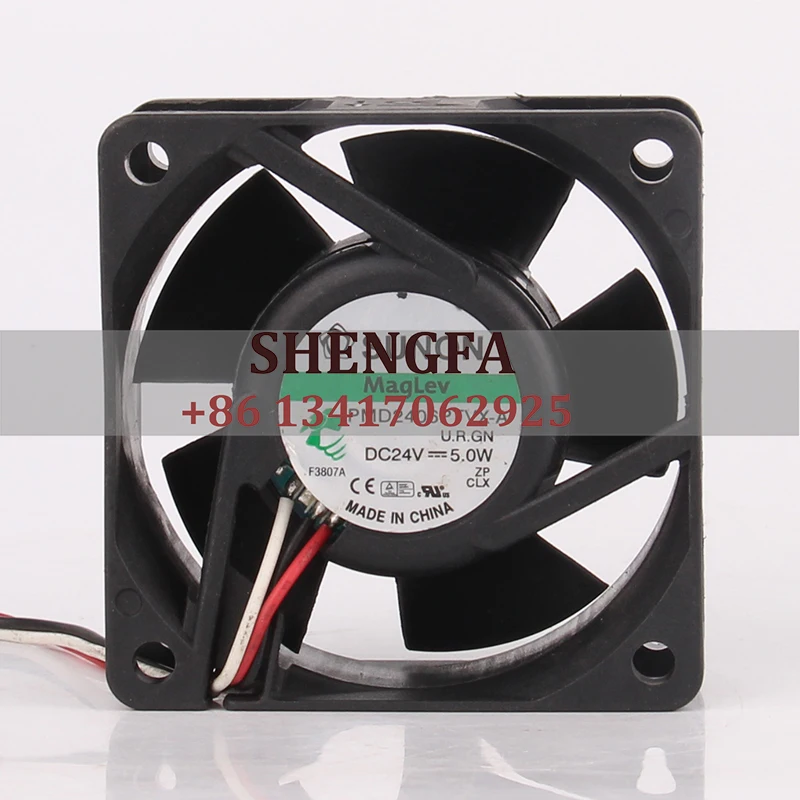 SUNON PMD2406PTVX-внешний вентилятор, двойной шарикоподшипник 60*60*25 мм, 6025 дюйма, 6 см, 24 В, 5,0 Вт, инверторный Вентилятор охлаждения постоянного тока