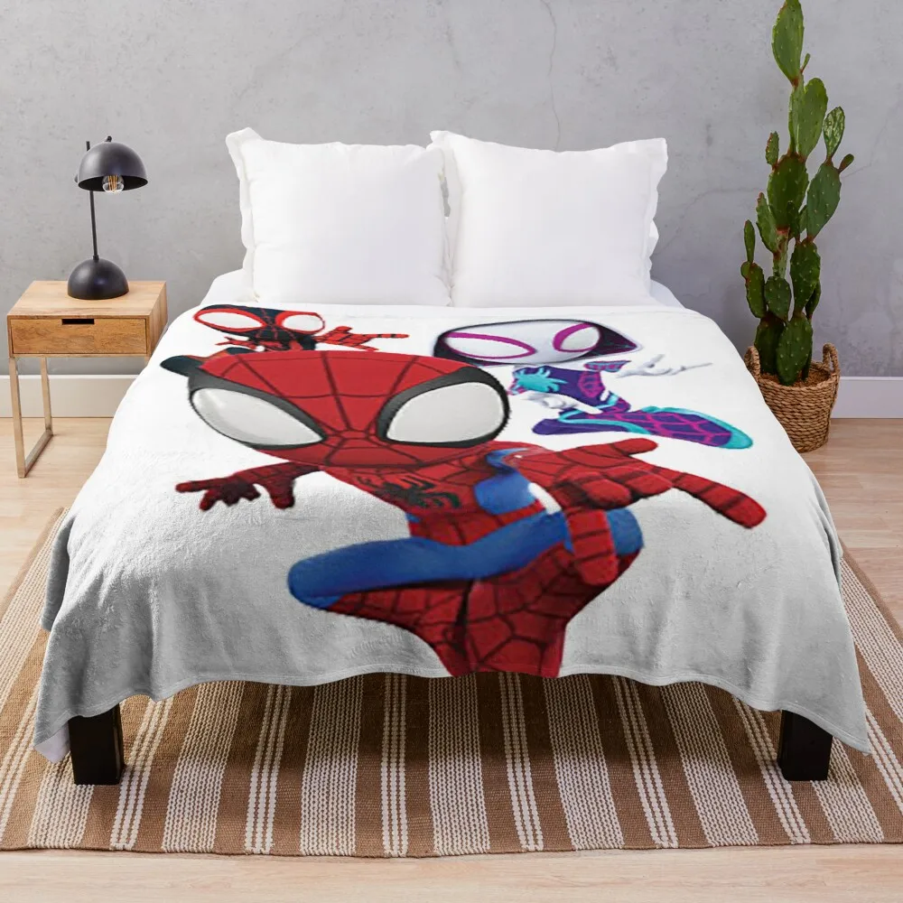 

Одеяло spidey и his amazingThrow, мягкое одеяло, пушистое ворсистое теплое модное одеяло для дивана, одеяло для дивана