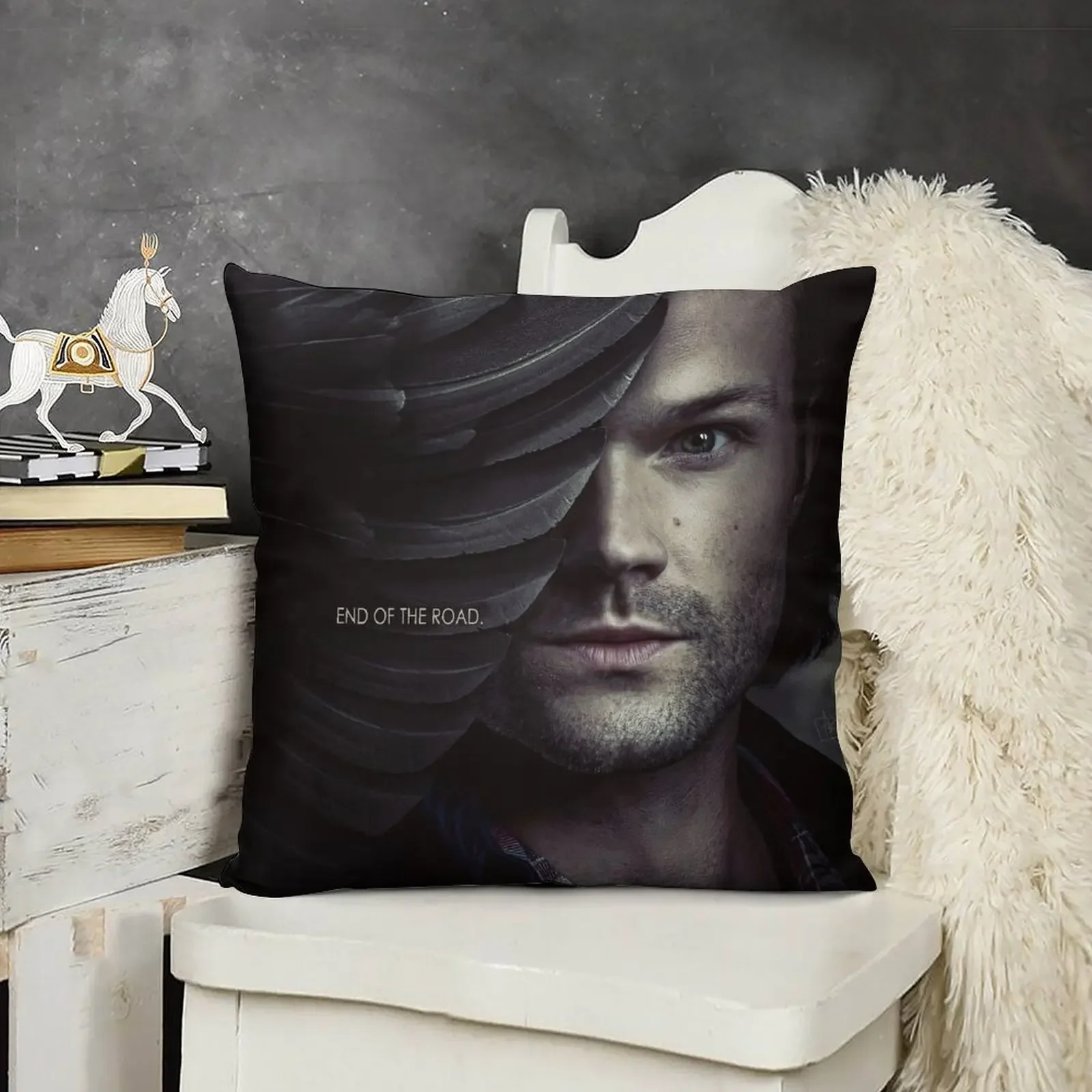 Сэм Винчестер Люцифер Крылья Пледы Подушка Чехлы Роскошные спальные подушки