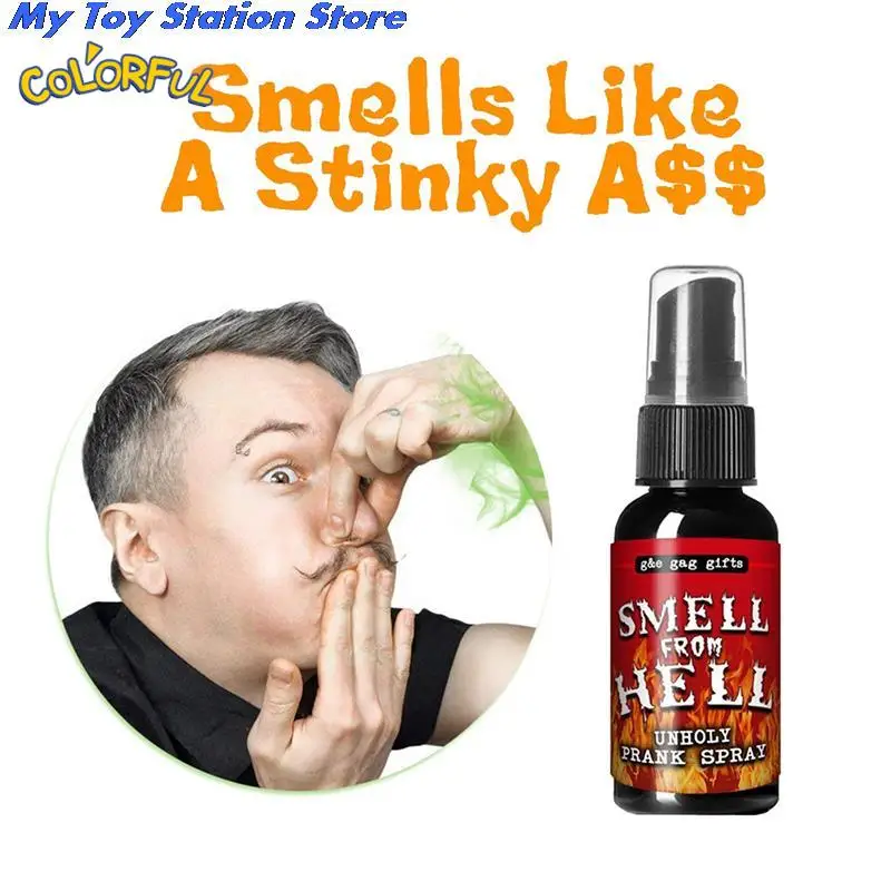 Жидкий спрей для розыгрышей и шуток пахнущая бомба вонючий пахнущий газ 30 мл