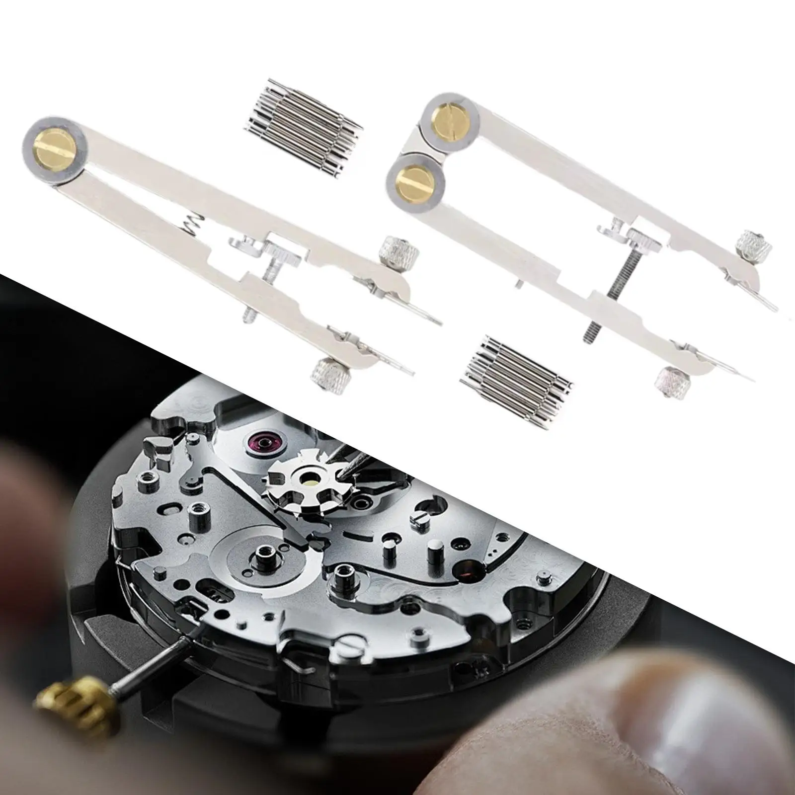 Набор инструментов для снятия браслета часов с 9 наконечниками плоскогубцы