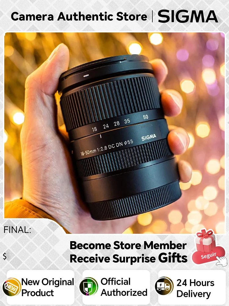 Sigma 18-50 мм F2.8 DC DN современный зеркальный объектив для камеры с широким углом увеличения для Sony E-mount Panasonic L-mount Fujifilm X