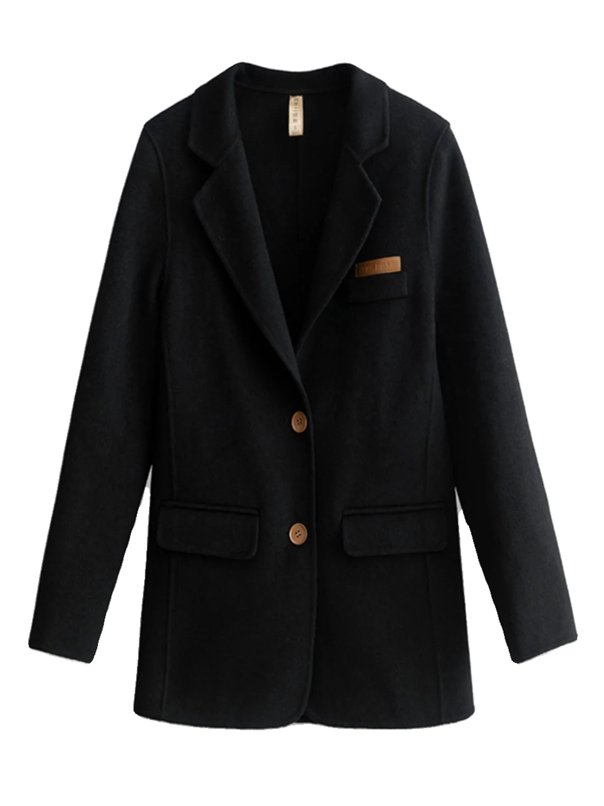 Костюм High Sense двустороннее кашемировое пальто женское осенне-зимнее 2024 новая