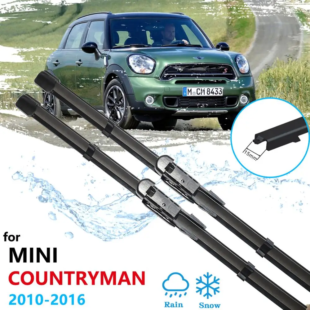 

Car Wiper Blades for for Mini Countryman R60 2010 2011 2012 2013 2014 2015 2016 Windscreen Windshield Wssher Brushes Accessories