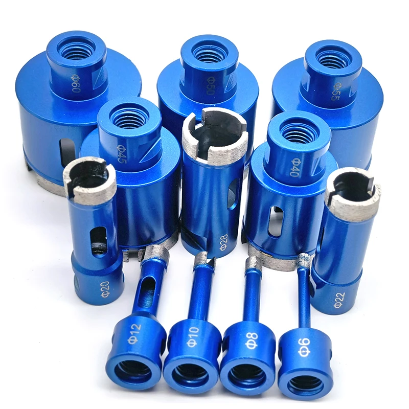 

M14 Angle Grinder 6-65mm Sintering Core Bit Diamond Hole Saw Drill Bits for Marble Granite Brick Tile Ceramic Concrete Drilling