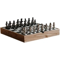 quality chess board wood luxury set queen professional board family game for adults chess pieces juegos de mesa table games