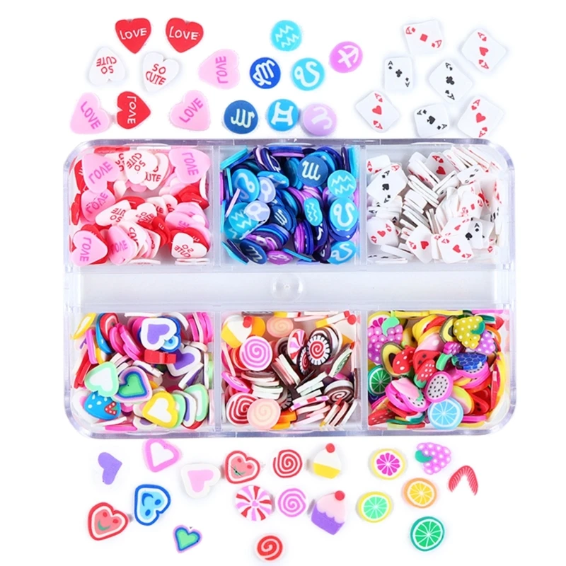 

Soft Pottery Art Slice 3D Christmas Halloween Heart Party Craft Supplies