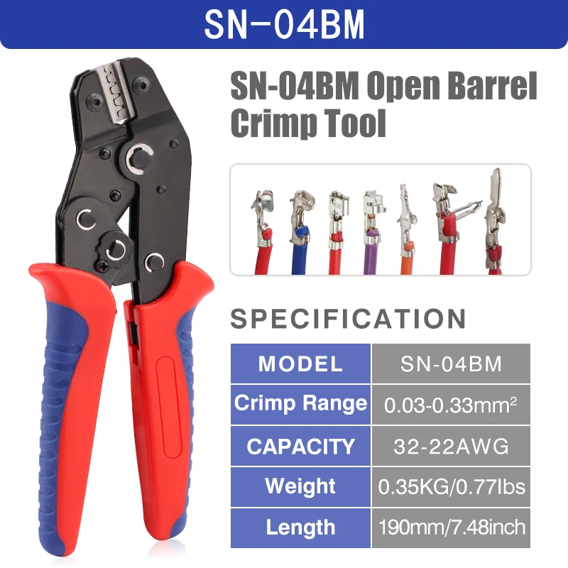 

Обжимные клещи YEFYM SN-04BM для клемм D-SUB