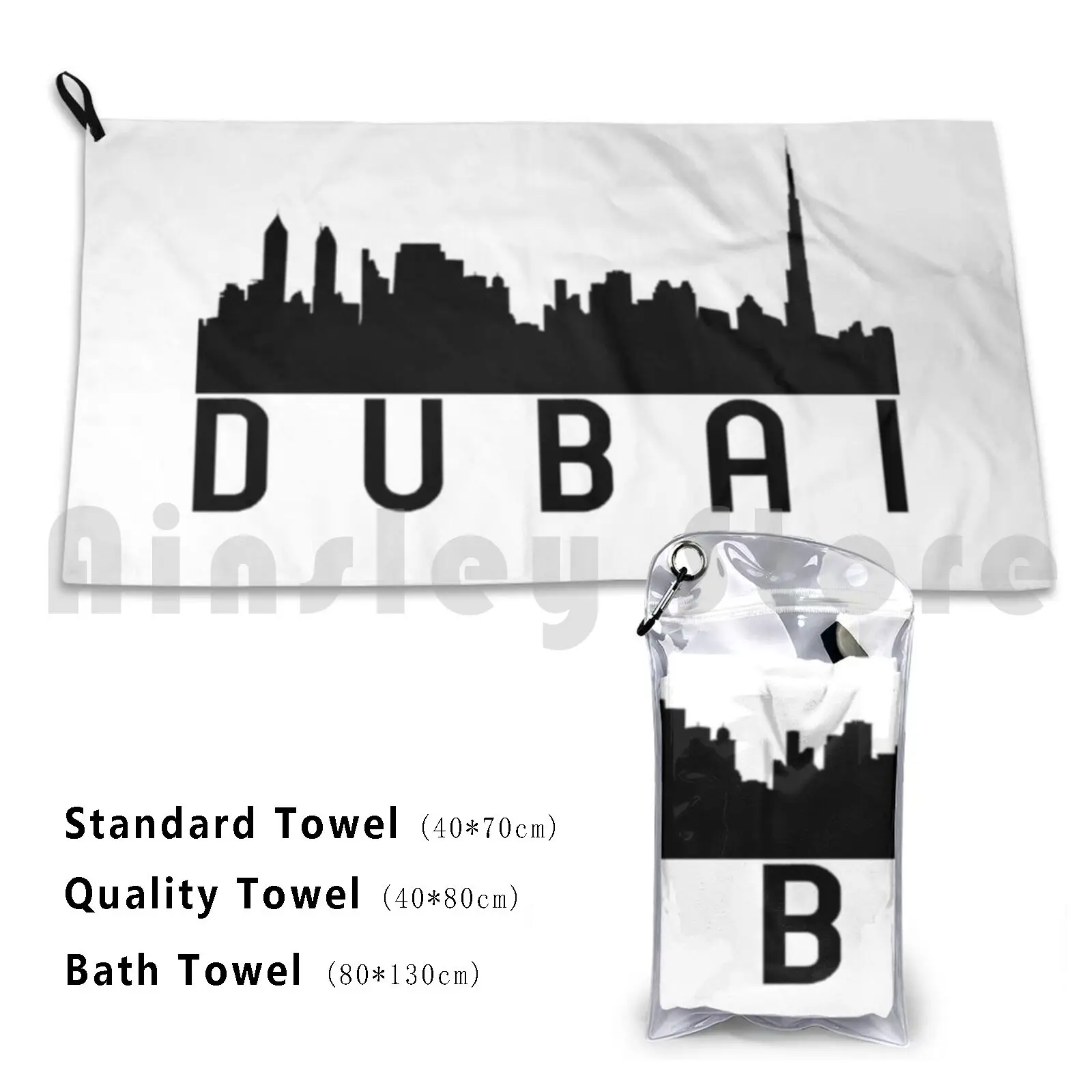 Индивидуальное полотенце, банное полотенце с изображением Дубая, Дубай, ОАЭ, загадка, Кувейт, Бахрейн, город, Катар Индивидуальное полотенце, банное полотенце с изображением Дубая, Дубай, ОАЭ, загадка, Кувейт, Бахрейн, город, Катар