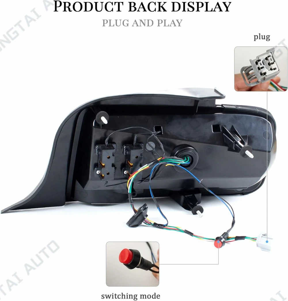 Задний фонарь в сборе для Ford Mustang Shelby GT500 2004 2005-2009 задний стоп-сигнал указатель