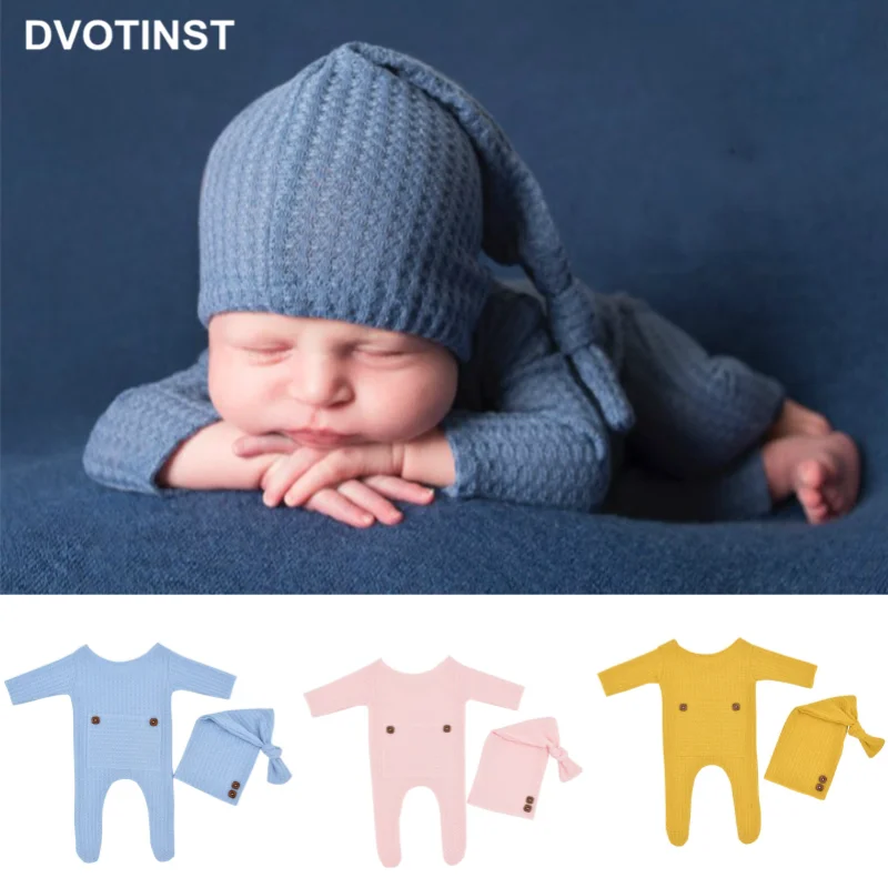 

Комбинезон Dvotinst, для новорожденных, мягкий, с кнопками и шапочкой