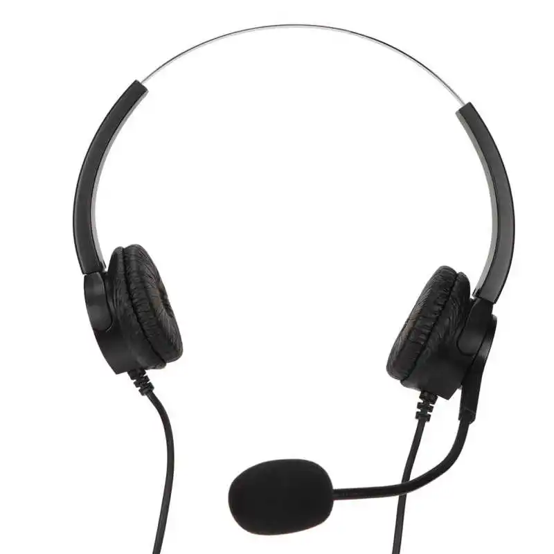 

Wired Computer Headphone Adjustable Headband Comfort Wearing Cell Phone Headset Clear Sound for PC for Telephone for Online