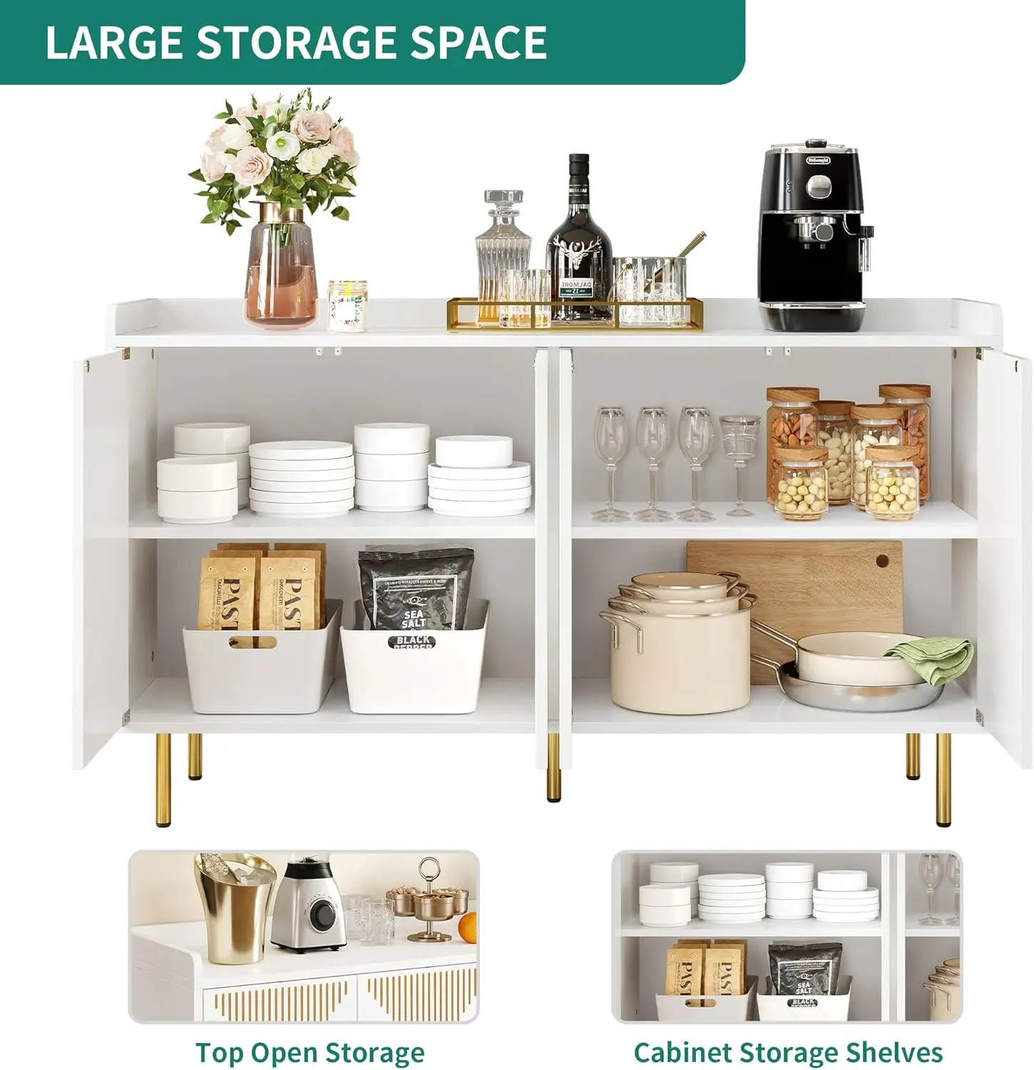 Буфет-буфет современный буфет шкаф для хранения вещей с резными дизайнерскими