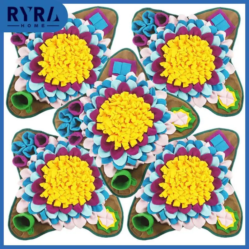 

Food Dispenser It Can Relieve Stress By Sniffling Easy Clean Dogs Snuffle Mat Pet Leak Food Taste Training Sniffing Pad Pet Toys