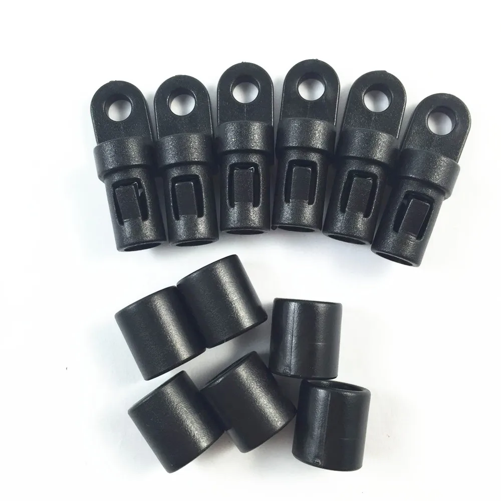 

MagiDeal Hot Universal 6Pcs/Lot Black Bungee Hooks Cord Snaps Accessory for Kayak Canoe Rowing Boat Dinghy Water Sport