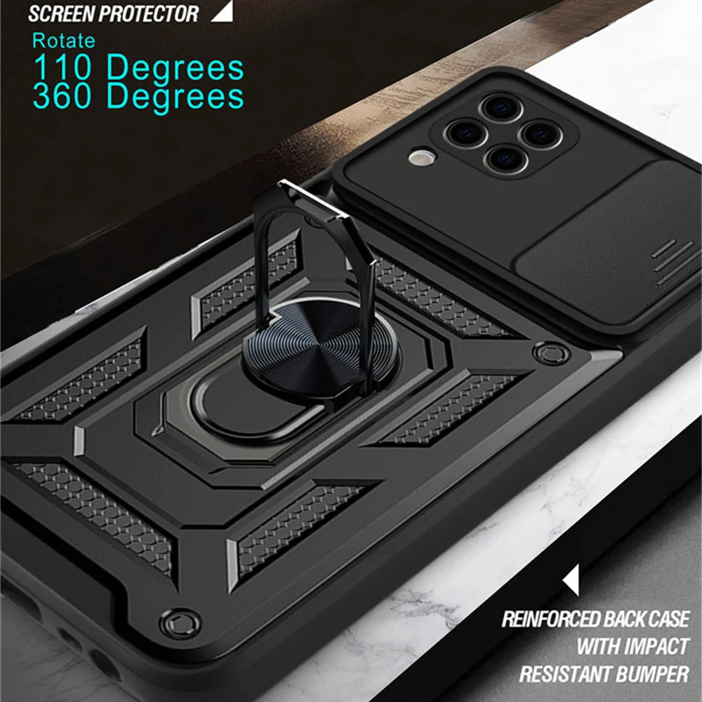 

For Huawei P40 Lite P30 Lite Case Shockproof Armor Magnetic Car Holder Ring Cover for Huawei P40 Lite 4G P40Lite Back Coque Capa