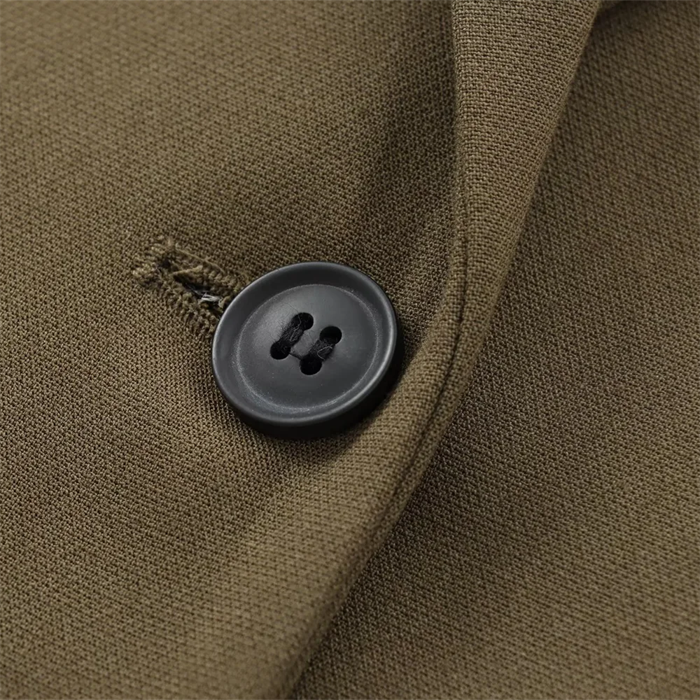 Осенняя новая женская одежда PB &amp ZA2024 стильная облегающая однотонная