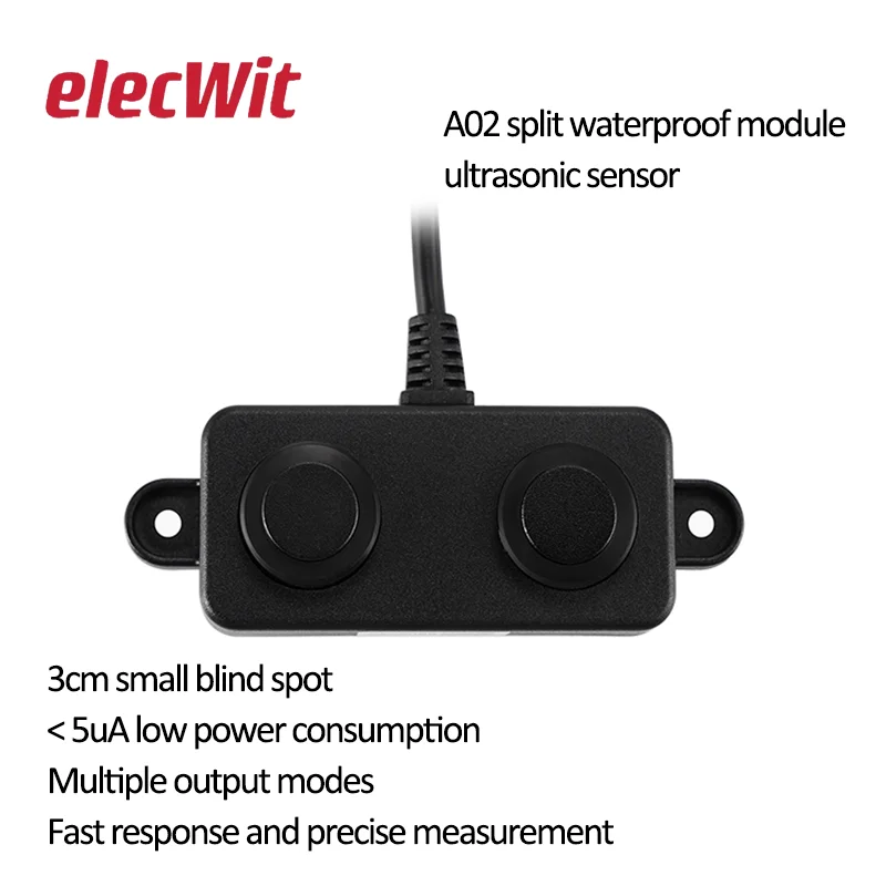

Водонепроницаемый зонд IP67 A02 с датчиком расстояния, ультразвуковой модуль 3 см для маленьких слепых зон