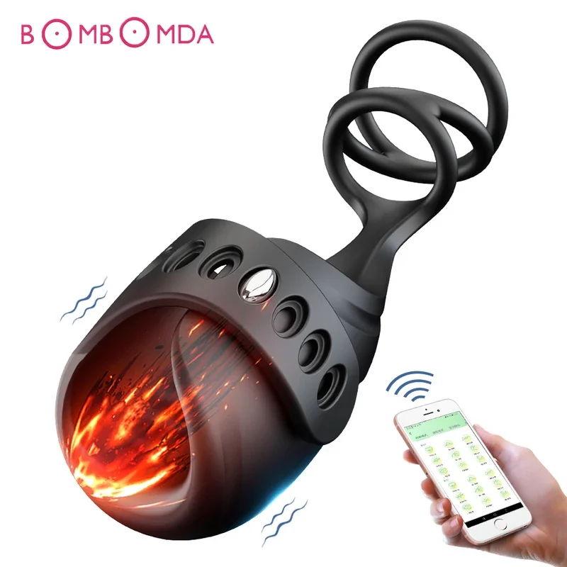 Вибратор массажер для головки тренажер задержки пениса кольцо стимуляции