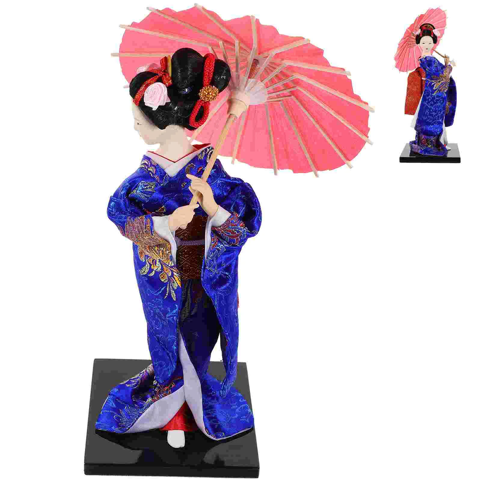 

Japanese Kimono Figurine Asian Kimono Girl Statue Home Office Decoration