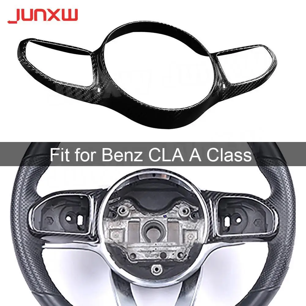 

Наклейка на кнопку рулевого колеса из углеродного волокна для W118, наклейка на центральное управление для Mercedes Benz CLA A Class CLA200 260 A180 AMG 2020 +