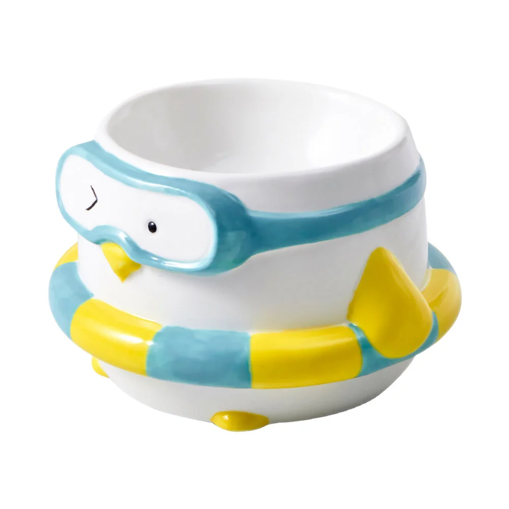 

Ceramic Pet Bowl Multi-function Feeding Bowl Household Kitten Bowl Pet Supply