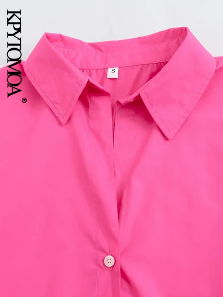 Женская блузка с длинным рукавом на пуговицах