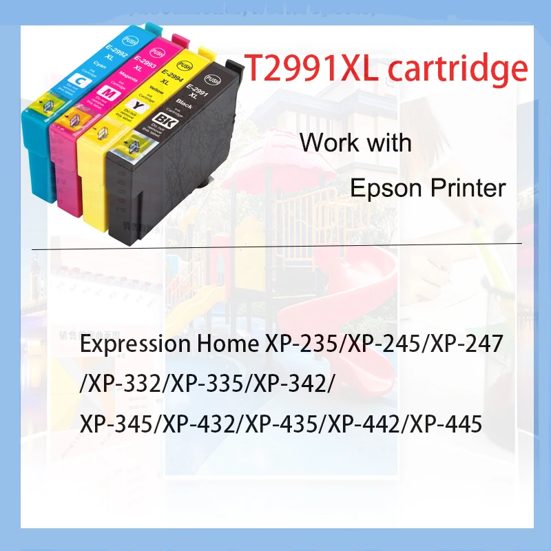 vilaxh 29XL T2991 T2991XL T29XL совместимый для картриджей Epson XP 235 247 245 332 335 342 345 435 432 445 442
