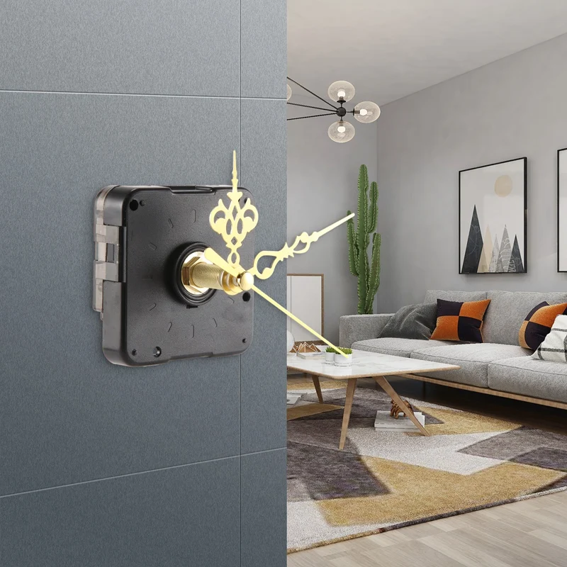 6Pcs Quartz Clock Movement Mechanism Replacement Clock Numerals Kit For DIY Wall Clock Handicrafts Repair Clock Parts