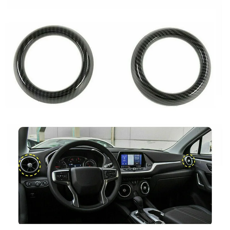 

2pcs For Chevrolet Blazer 2019 2020 Front Side Air Condition Vent Outlet Cover Trim