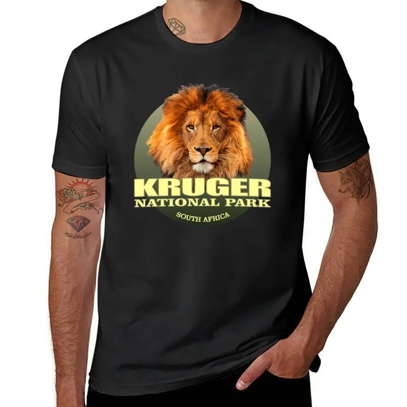 Футболка для мальчиков Kruger National Park (Lion)(WT) аниме белые футболки мужские