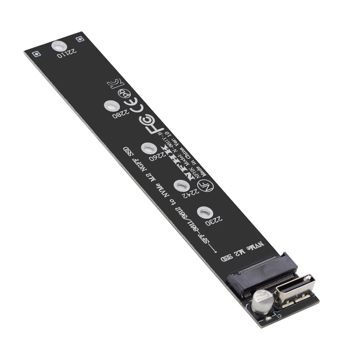 

Adapter for Mainboard Oculink SFF-8612 SFF-8611 to NVME PCIe SSD 2280 22110mm M.2 Kit NGFF M-Key to