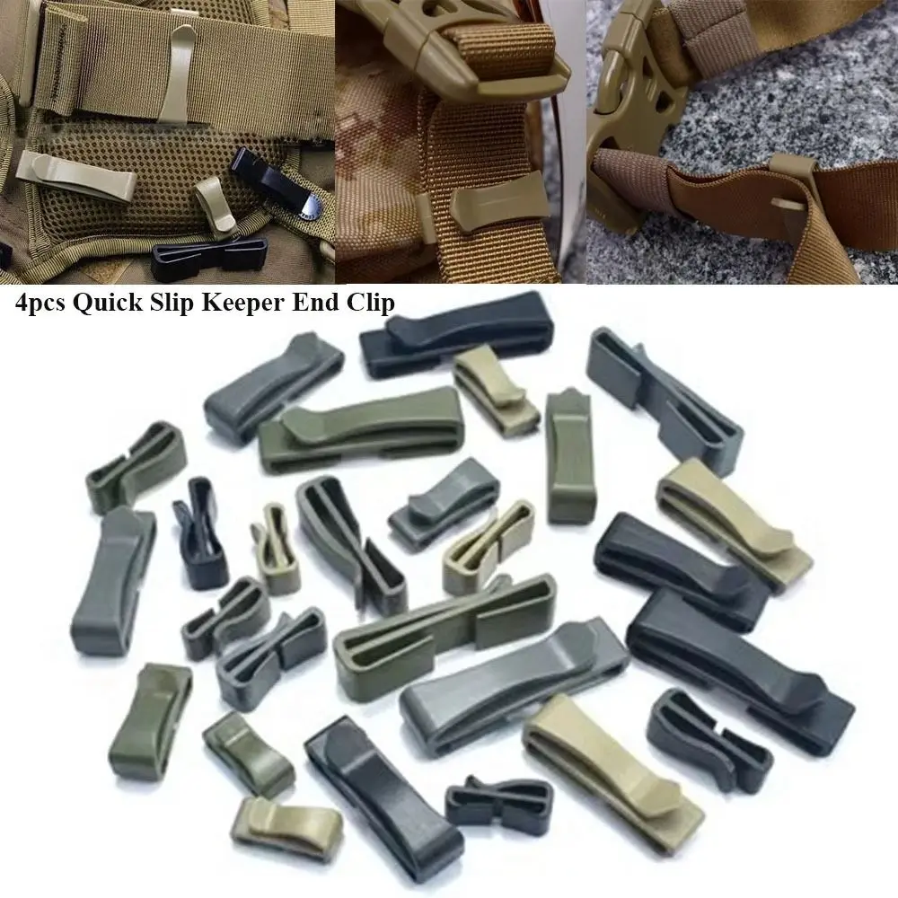 

4pcs 20/25mm Molle Webbing Buckle Hot Plastic 4 Colors Closing Clip Camping Hiking Outdoor Tool