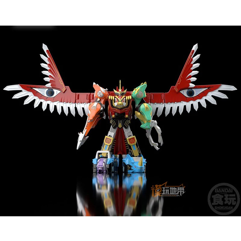 

Bandai Original Super Minipla Smp Gaoicarus Hyakujuu Sentai Anime Model Action Figures Assemble Model Kit Collectible Toys Gifts