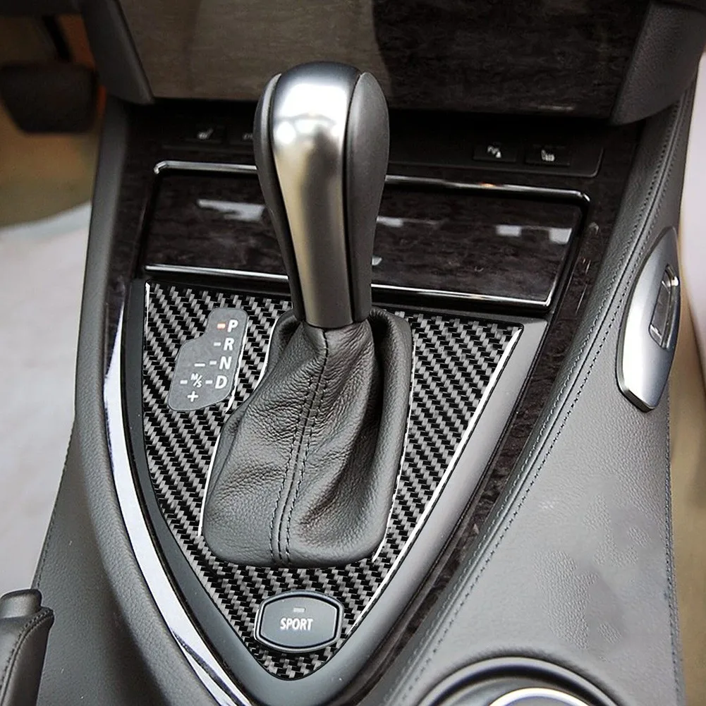 

Automatic For BMW 6 Series E63 E64 2004-2007 Black Gear Shift Panel Cover Car Trim High Temperature Resistance New